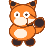 Kit the fox, dancing